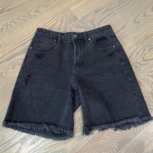 Black Wild Fable high rise Bermuda shorts